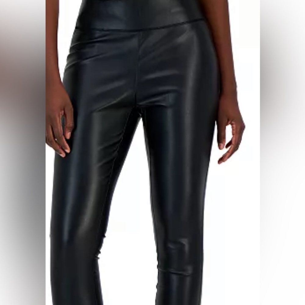 Faux Leather leggings. Size 8